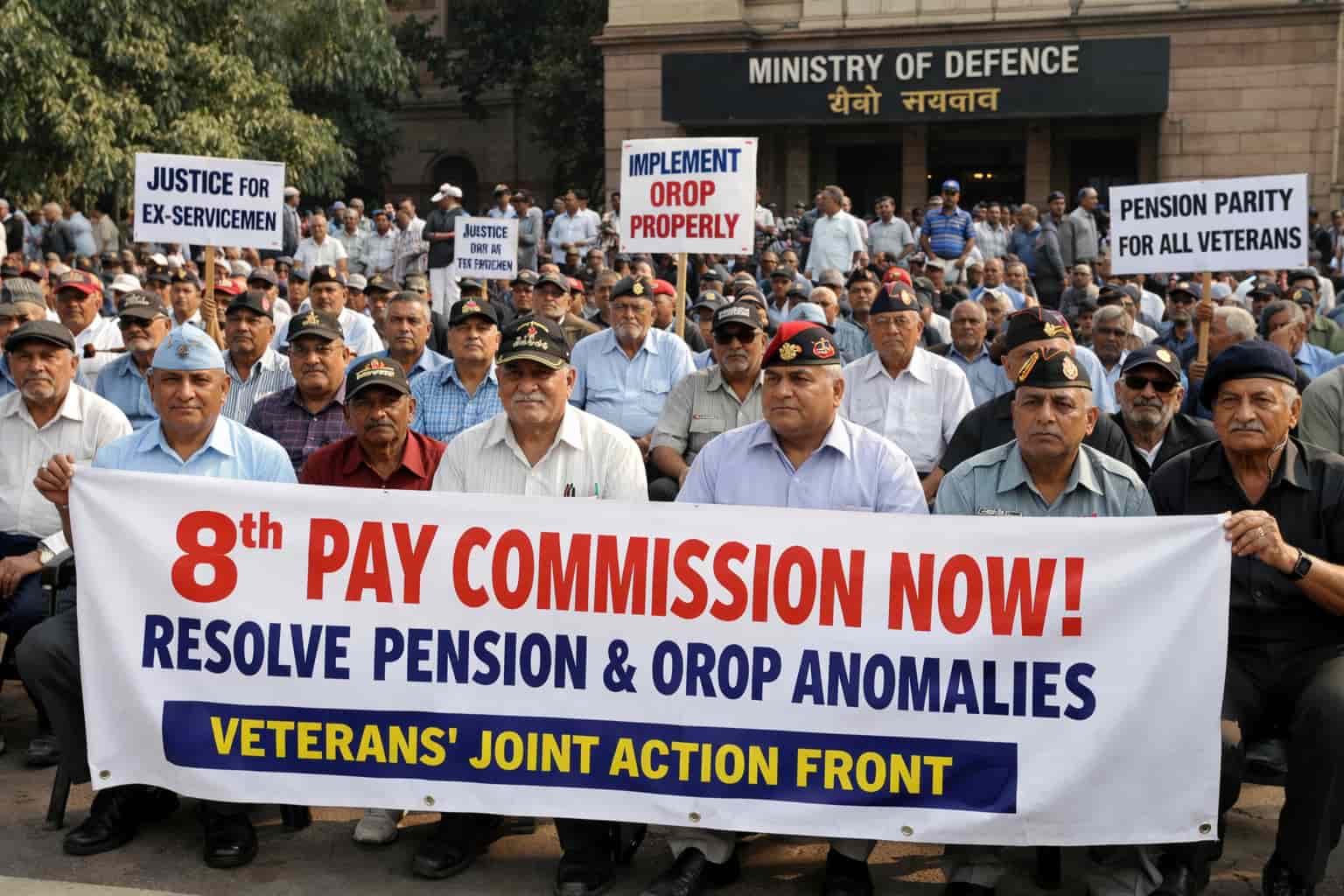 8th Pay Commission gets fresh Veterans push: 163 Organisations seek urgent meeting on Pension and OROP Anomalies