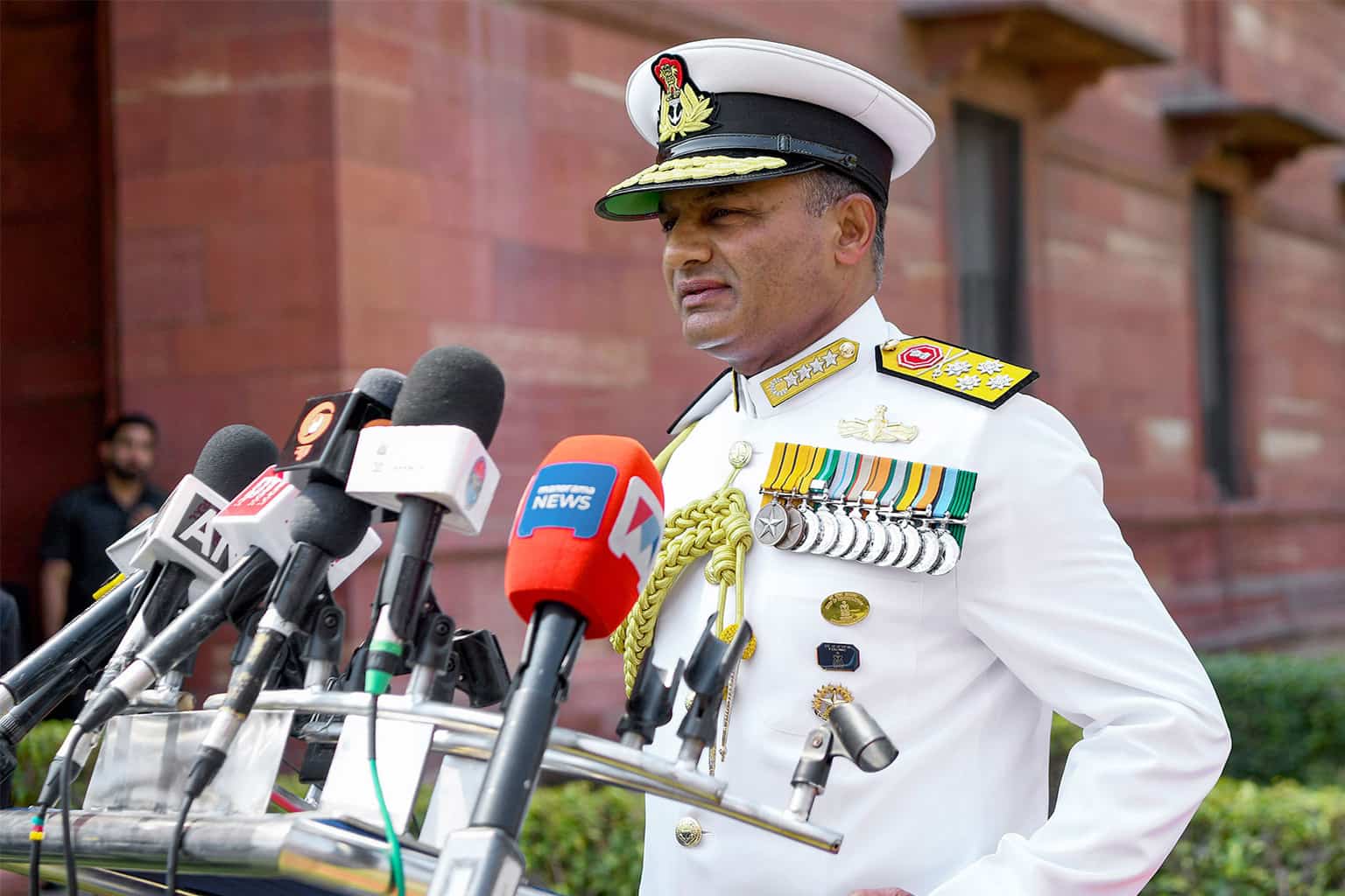 Admiral Swaminathan takes charge as Navy Chief!