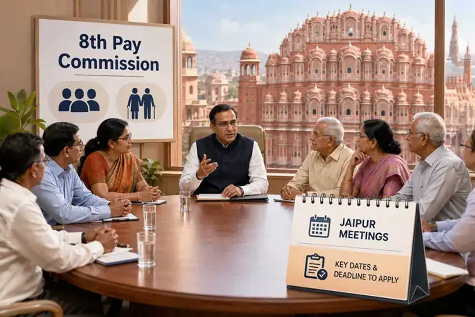 8th CPC Jaipur Meeting: Rajasthan unions must apply by 18 August 2026